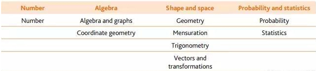 IGCSE数学课程